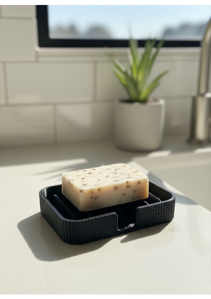 Su Giderli Sabunluk | Sabun Tutucu – Modern Tasarım, Kuru ve Düzenli Lavabo