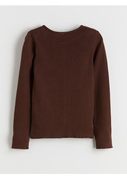 Yeni Sezon Bisiklet Yaka Kız Çocuk Triko Hırka fiyatları