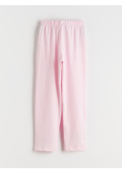 Yeni Sezon Bisiklet Yaka Kız Çocuk Pijama Takımı indirimleri