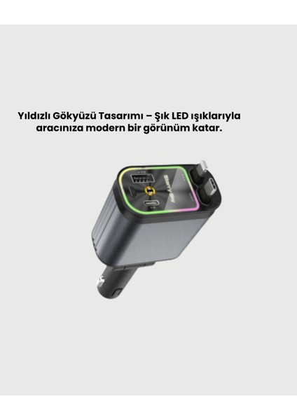 Kia, Seat, Mazda, Mitsubishi Araçlar Için Çok Fonksiyonlu Araç Şarj Adaptörü fırsatları