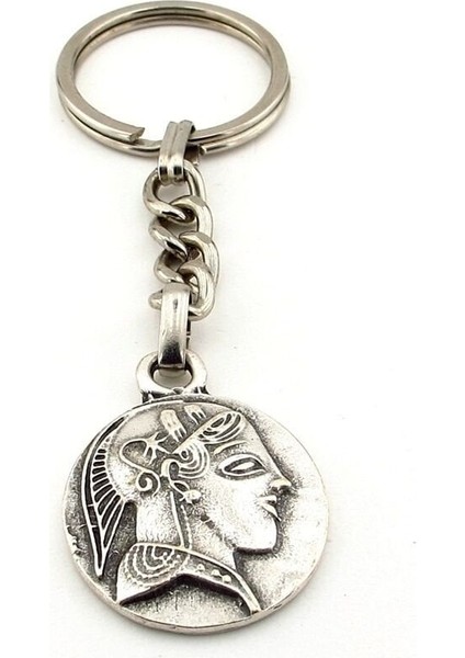 Athena Simgeli Antik Yunan Greek Sikke Tetradrahmi Metal Anahtarlık KC185 modelleri