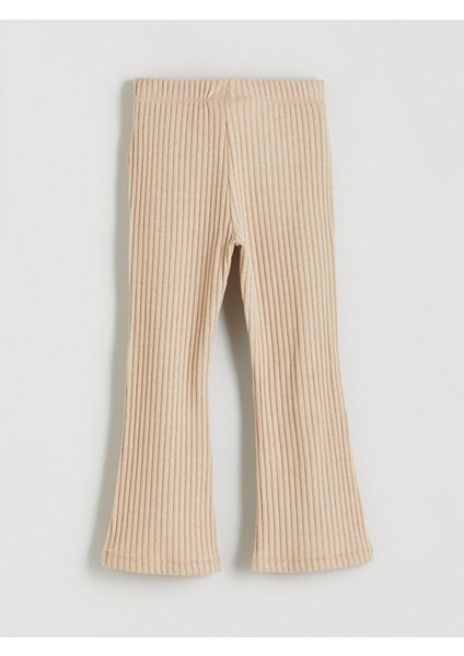 Yeni Sezon Beli Lastikli Ispanyol Paça Kız Çocuk Tayt modelleri