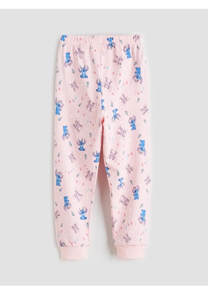 Yeni Sezon Lilo & Stitch Baskılı Kız Çocuk Pijama Takımı indirimleri