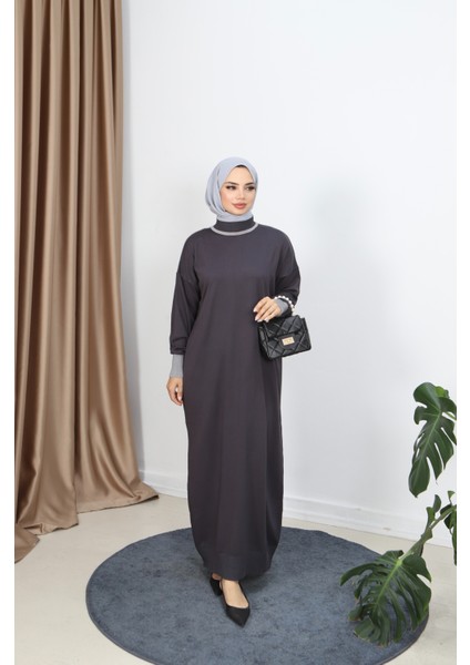 Çift Renk Merserize Elbise