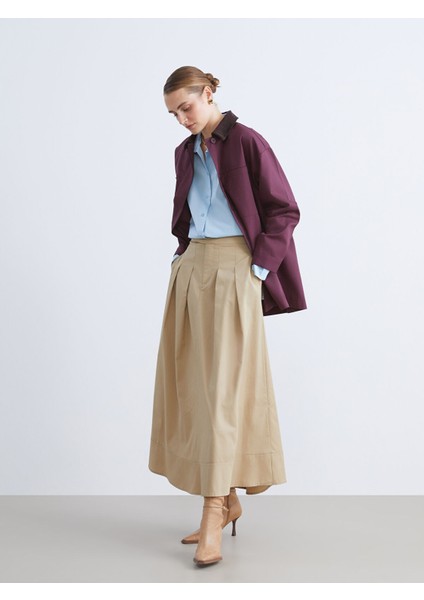 Yeni Sezon Loose Fit Pileli Etek fiyatları