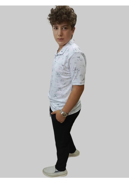 Erkek Battal Beli Lastikli Bağcıklı Çakıl Taşlı Patlı Lacivert Jogger Pantolon fırsatları