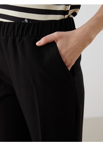 Yeni Sezon Büyük Beden Beli Lastikli Kadın Pantolon indirimleri