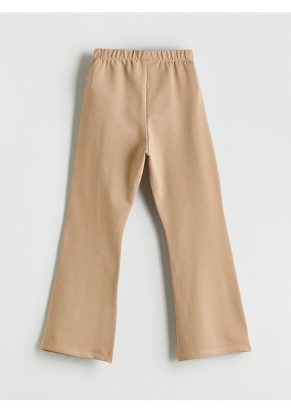 Yeni Sezon Beli Lastikli Ispanyol Paça Kız Çocuk Tayt modelleri