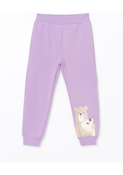 Yeni Sezon Beli Lastikli Kız Çocuk Jogger Eşofman Altı