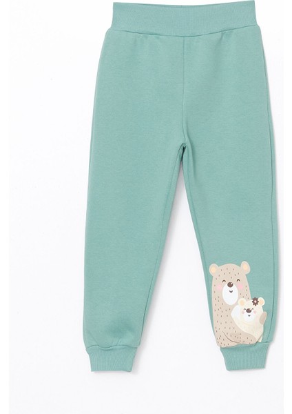 Yeni Sezon Beli Lastikli Kız Çocuk Jogger Eşofman Altı