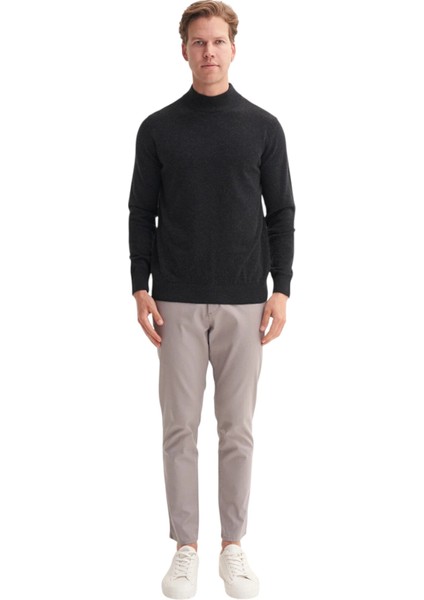 Slim Fit Courspoun Premium Yarım Balıkçı Kazak-