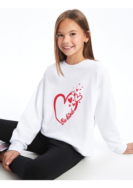 Yeni Sezon Bisiklet Yaka Kız Çocuk Sweatshirt fiyatları