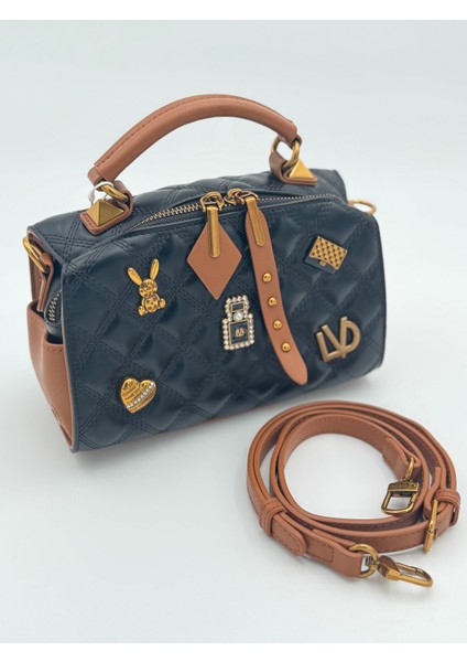 Siyah Kahve Ayarlanabilir Askılı Kapitone El Çantası Orijinal Levidor Premium Çanta 930297 fiyatları