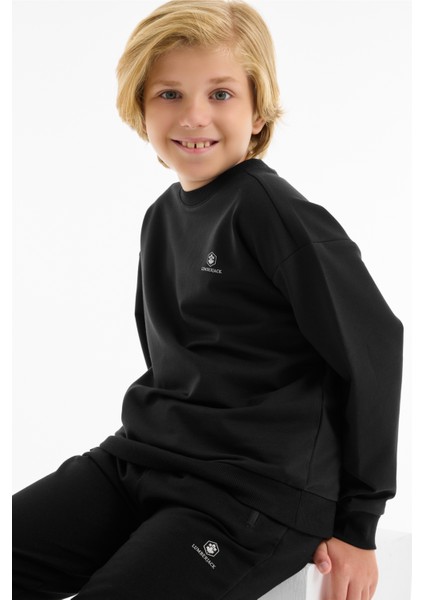 Bl 25TPT17 5pr-Tp Siyah Erkek Çocuk Sweatshirt fırsatları