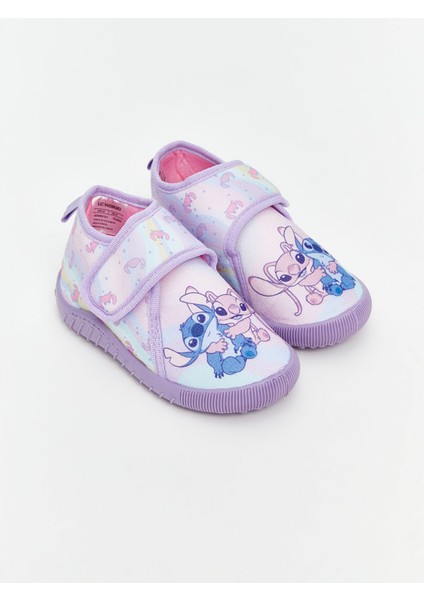 Yeni Sezon Lilo ve Stitch Baskılı Kız Çocuk Panduf