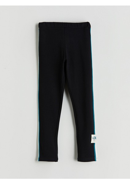 Yeni Sezon Beli Lastikli Kız Çocuk Uzun Tayt