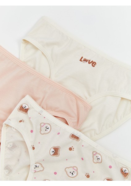 Yeni Sezon Beli Lastikli Kız Çocuk Külot 3'lü fiyatları