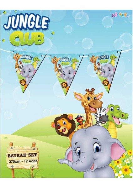 Jungle Club Üçgen Flama