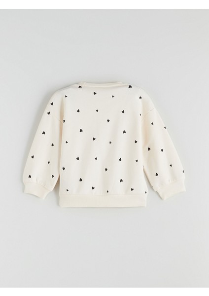 Yeni Sezon Bisiklet Yaka Kız Çocuk Sweatshirt fırsatları
