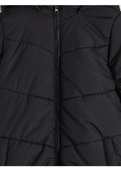 Yeni Sezon Kapüşonlu Kız Çocuk Mont modelleri