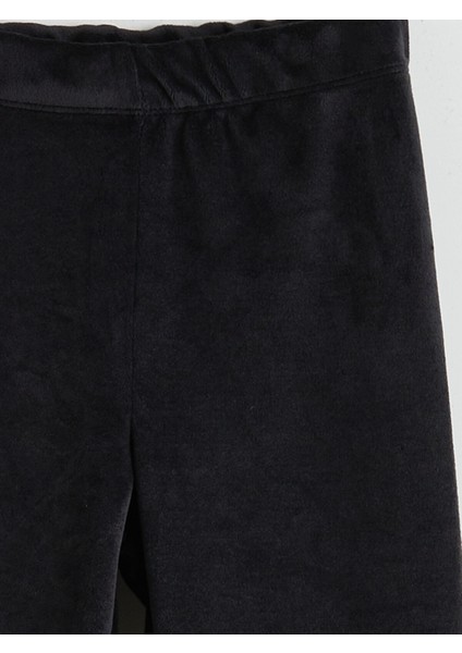 Yeni Sezon Beli Lastikli Kadife Kız Çocuk Tayt modelleri