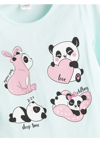 Yeni Sezon Bisiklet Yaka Kız Çocuk Pijama Üst fiyatları
