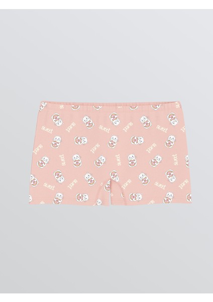 Yeni Sezon Baskılı Kız Çocuk Boxer 3'lü modelleri