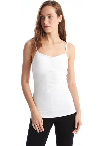 Yeni Sezon Kalp Yaka Askılı Kadın Kuplu Atlet fiyatları