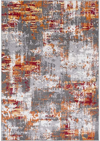 Santa Modern Multi Polyester ve Pamuklu Yıkanabilir Kaydırmaz Taban Dijital Baskı Halı