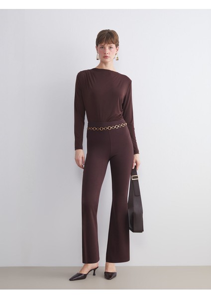 Yeni Sezon Ispanyol Paça Kadın Tayt Pantolon modelleri