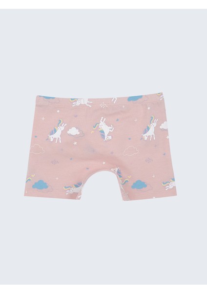 Yeni Sezon Baskılı Beli Lastikli Kız Çocuk Boxer fiyatları