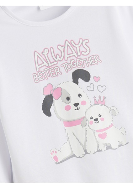 Yeni Sezon Bisiklet Yaka Kız Çocuk Pijama Takımı modelleri