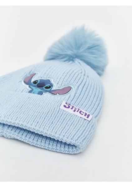 Yeni Sezon Stitch Nakışlı Kız Çocuk Bere modelleri