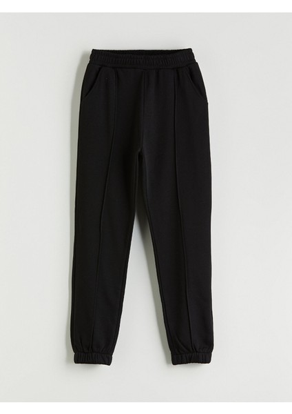 Yeni Sezon Beli Lastikli Kız Çocuk Jogger Eşofman Altı