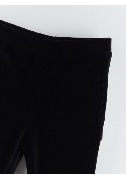 Yeni Sezon Beli Lastikli Kadife Kız Bebek Tayt modelleri