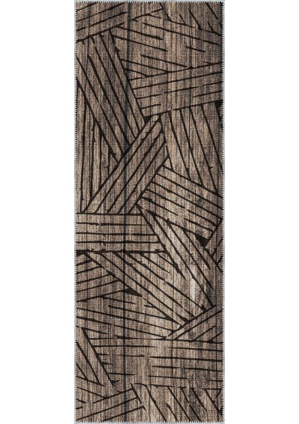 Prat Modern Gold Polyester ve Pamuklu Yıkanabilir Kaydırmaz Taban Dijital Baskı Halı modelleri