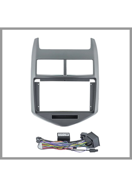 Chevrolet Aveo 2011-2015 Uyumlu 9 Inc Çerçevesi - Soket - Canbus