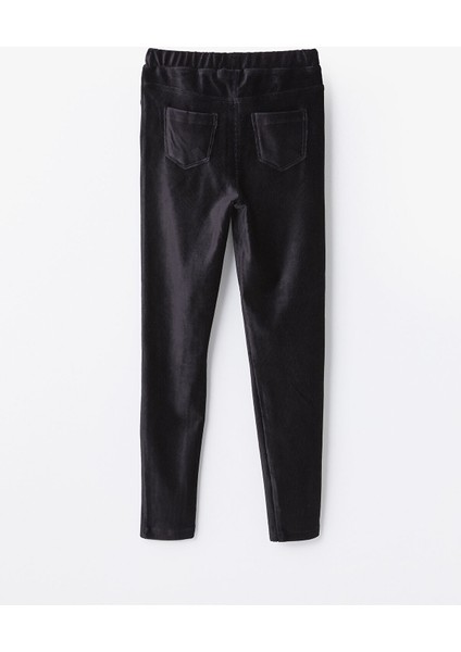 Yeni Sezon Beli Lastikli Kadife Kız Çocuk Tayt fırsatları