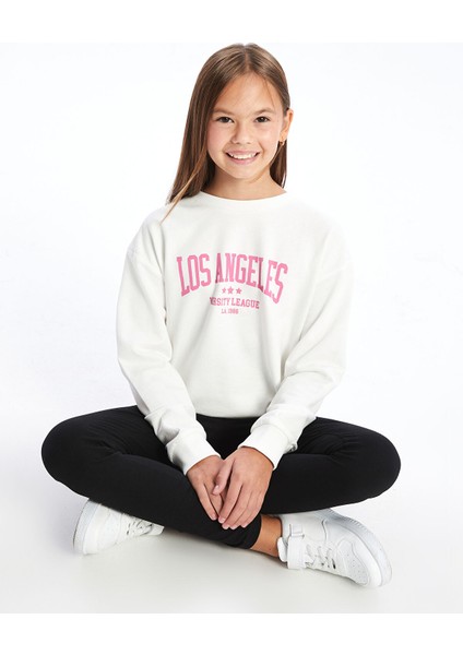 Yeni Sezon Bisiklet Yaka Kız Çocuk Sweatshirt fiyatları