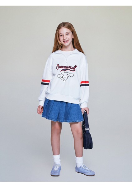 Yeni Sezon Dik Yaka Cinnomoroll Baskılı Kız Çocuk Sweatshirt fiyatları