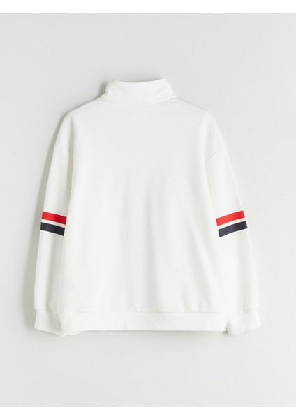 Yeni Sezon Dik Yaka Cinnomoroll Baskılı Kız Çocuk Sweatshirt indirimleri