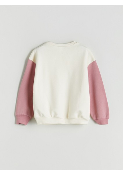 Yeni Sezon Minnie Mouse Baskılı Kız Çocuk Kalın Sweatshirt modelleri