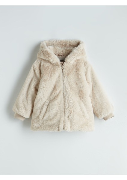 Yeni Sezon Kapüşonlu Kız Çocuk Mont