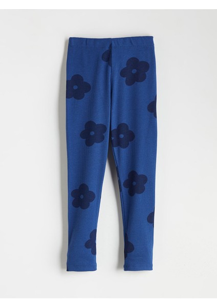 Yeni Sezon Beli Lastikli Çiçekli Kız Çocuk Tayt 2'li fırsatları