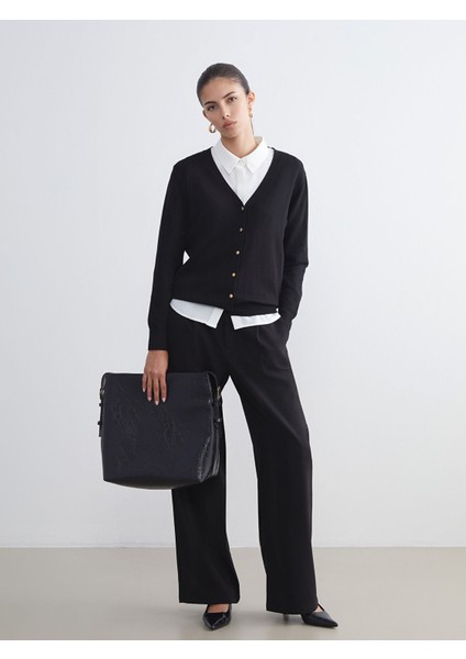 Yeni Sezon V Yaka Kadın Triko Hırka indirimleri