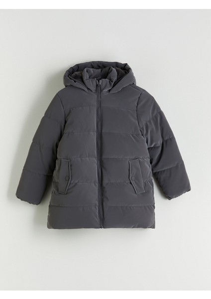 Yeni Sezon Kapüşonlu Kız Çocuk Mont
