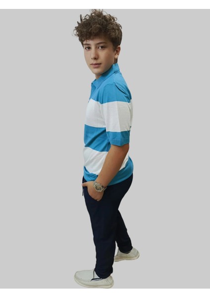 Erkek Beli Lastikli Bağcıklı Çakıl Taşlı Patlı Lacivert Jogger Pantolon fırsatları