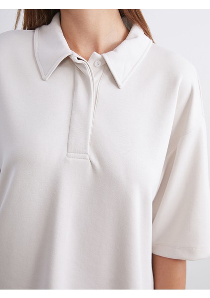 Yeni Sezon Polo Yaka Kadın Tişört modelleri