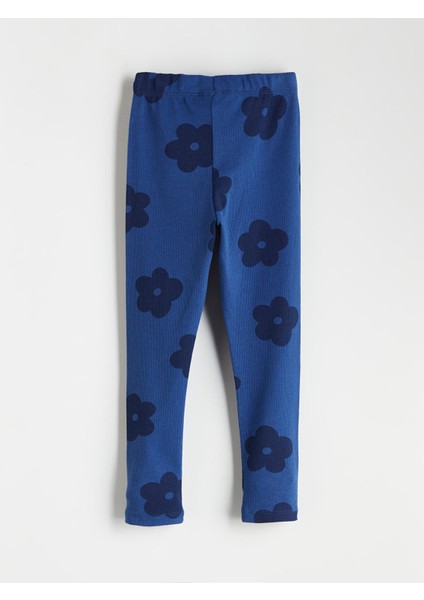 Yeni Sezon Çiçek Desenli Fitilli Kız Çocuk Tayt fiyatları