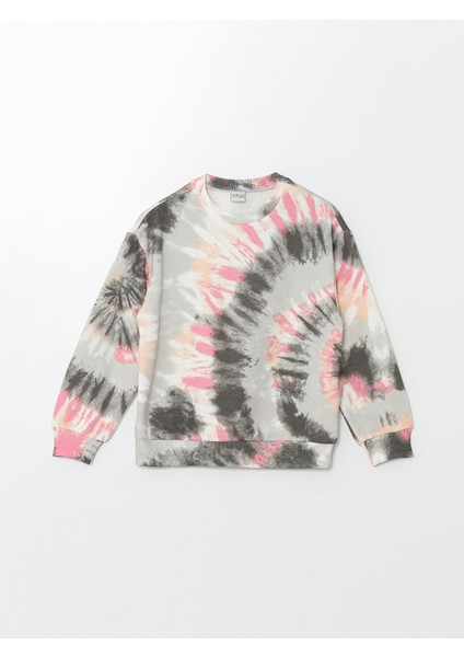 Yeni Sezon Bisiklet Yaka Kız Çocuk Kalın Sweatshirt